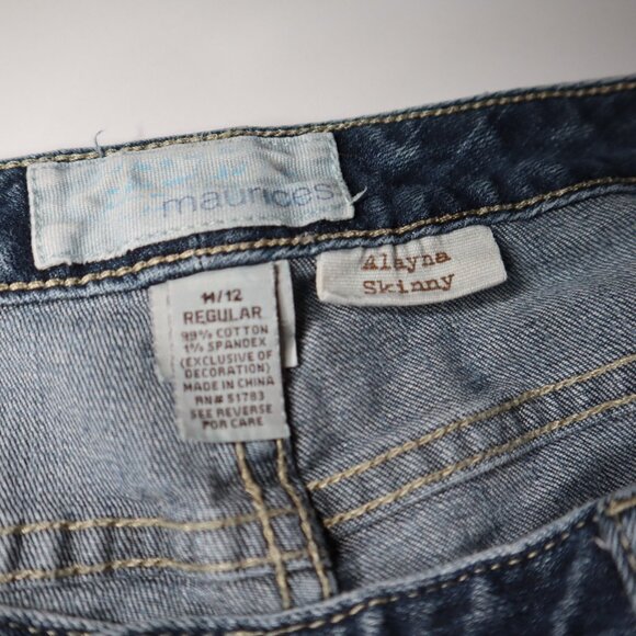 Maurices Alayna Skinny Jeans, Size 11/12 Regular, 99% Cotton, Circa 2009 - Picture 3 of 4